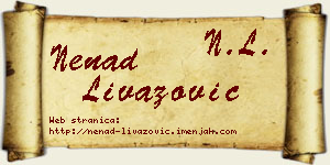 Nenad Livazović vizit kartica